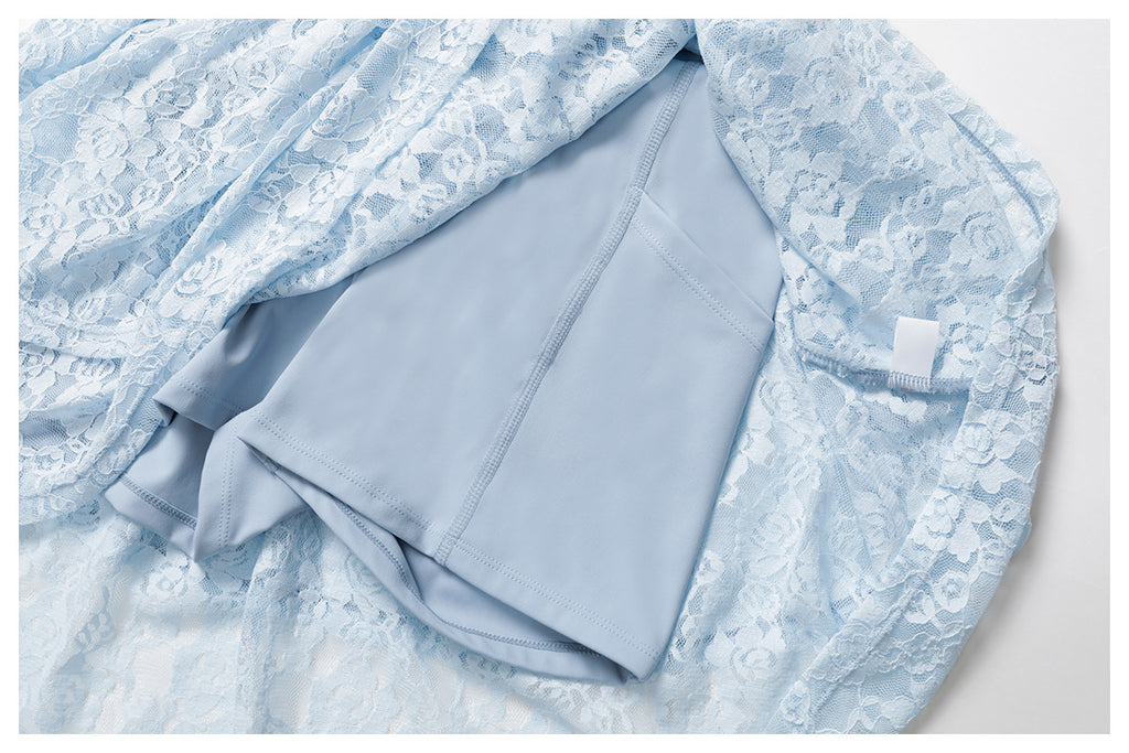 Lace Finest Side Pockets Skort