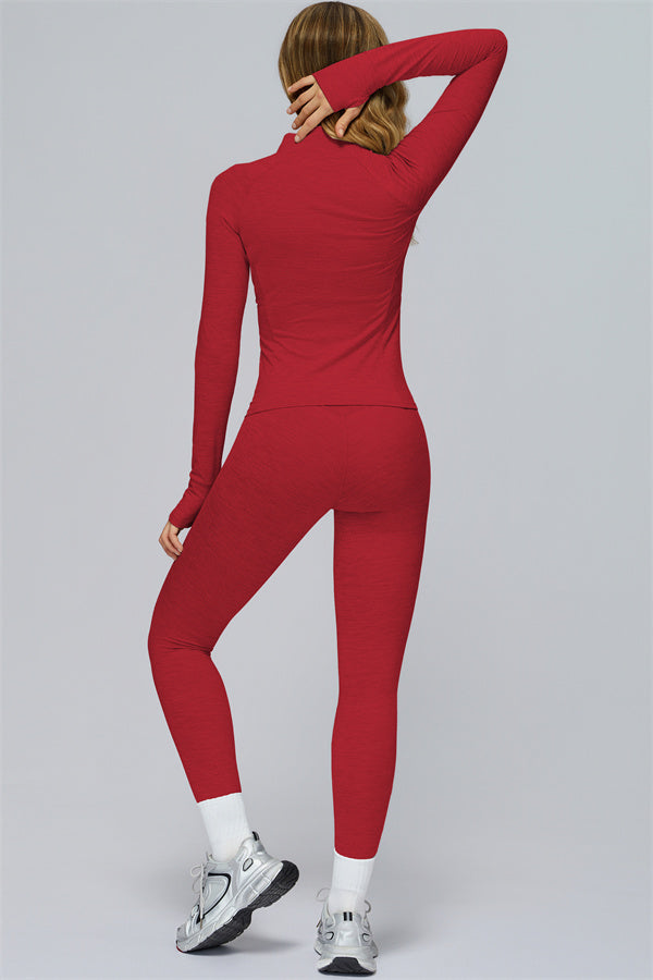 The Radiance Jacket Sports Bra Leggings 3-Piece Set