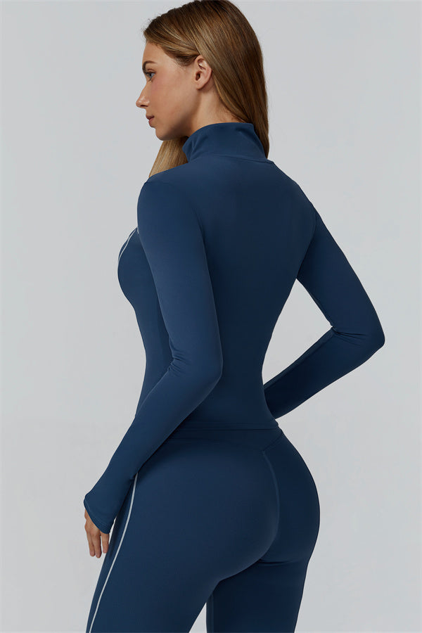 The Venus Zip Longsleeve Top