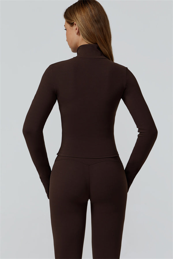 The Venus Zip Longsleeve Top