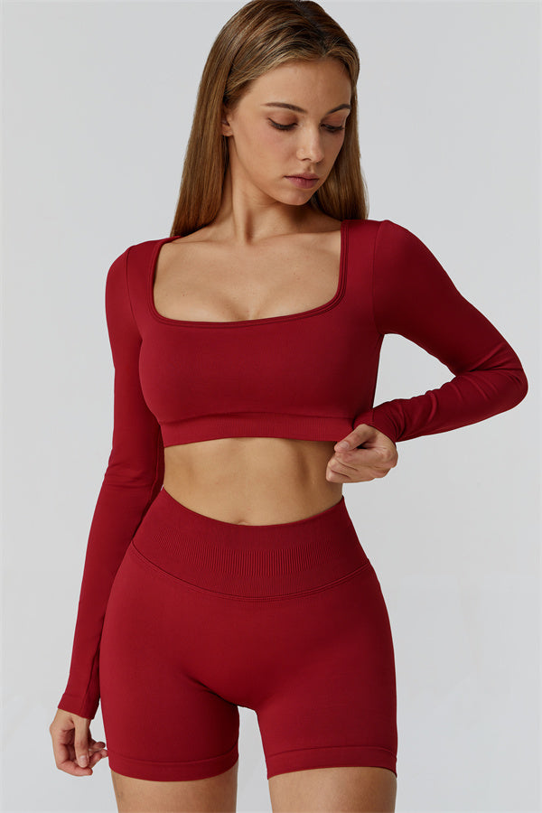 The Reign Long Sleeve Crop Top