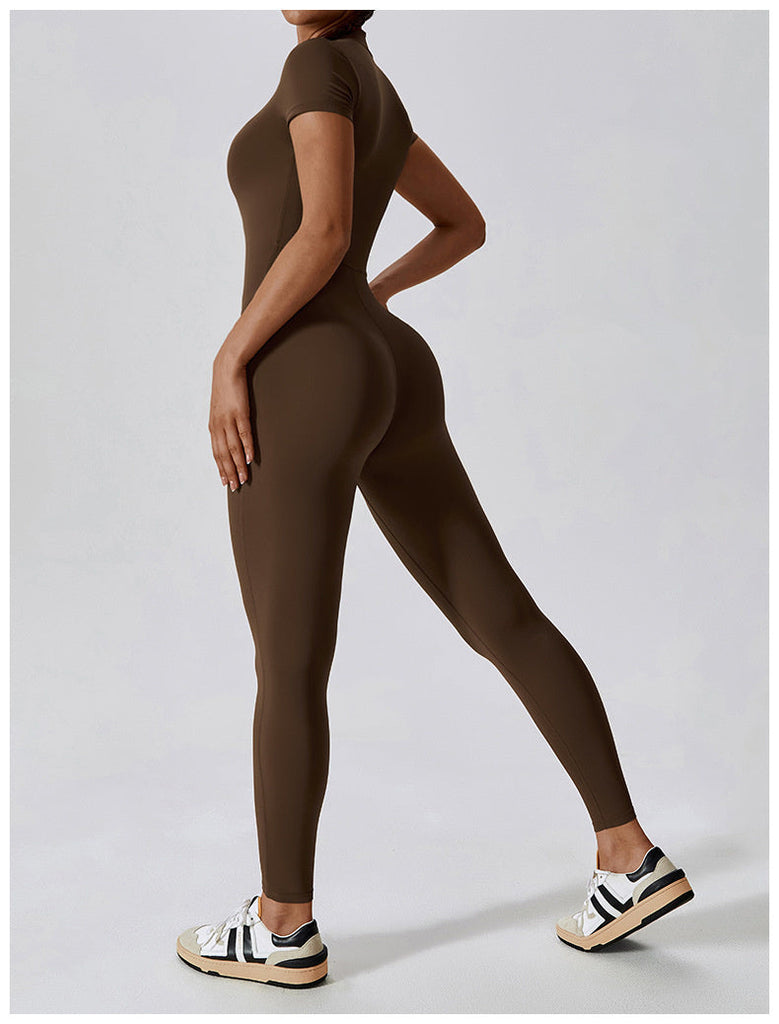 Super Sculpt Short Sleeve Jumpsuit (size down)