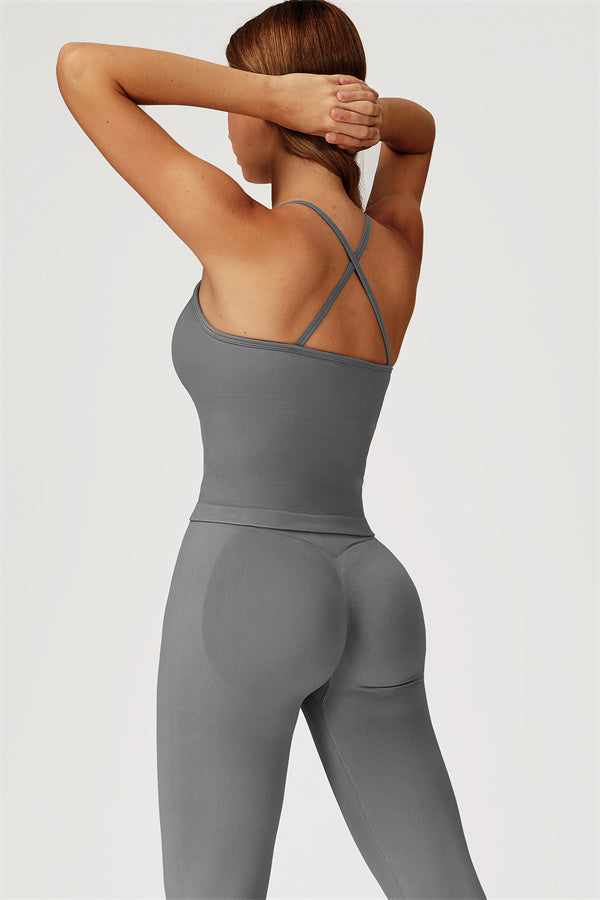 The Sculpt Crop Top Leggings 2-Piece Set