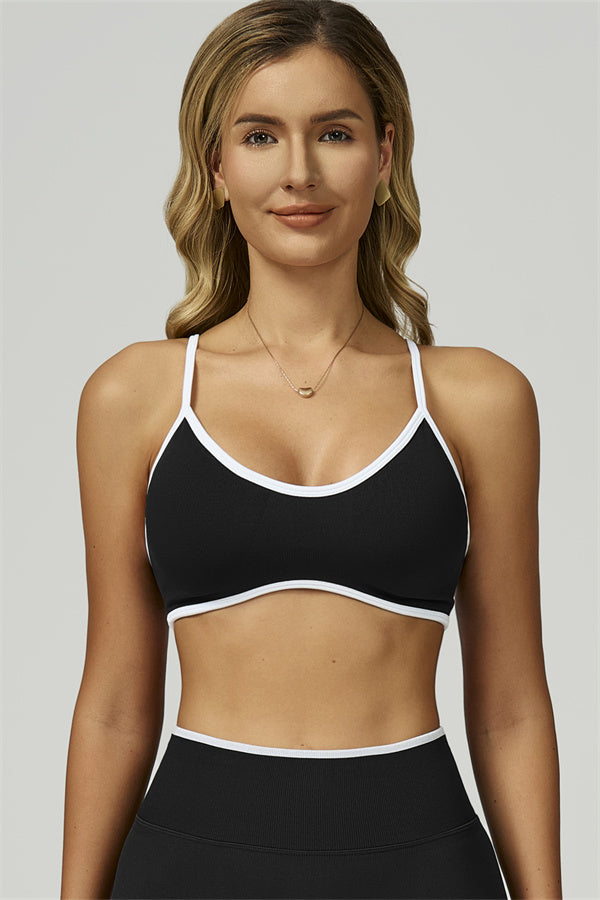 The Prime Contrast Sports Bra Leggings 2-Piece Set