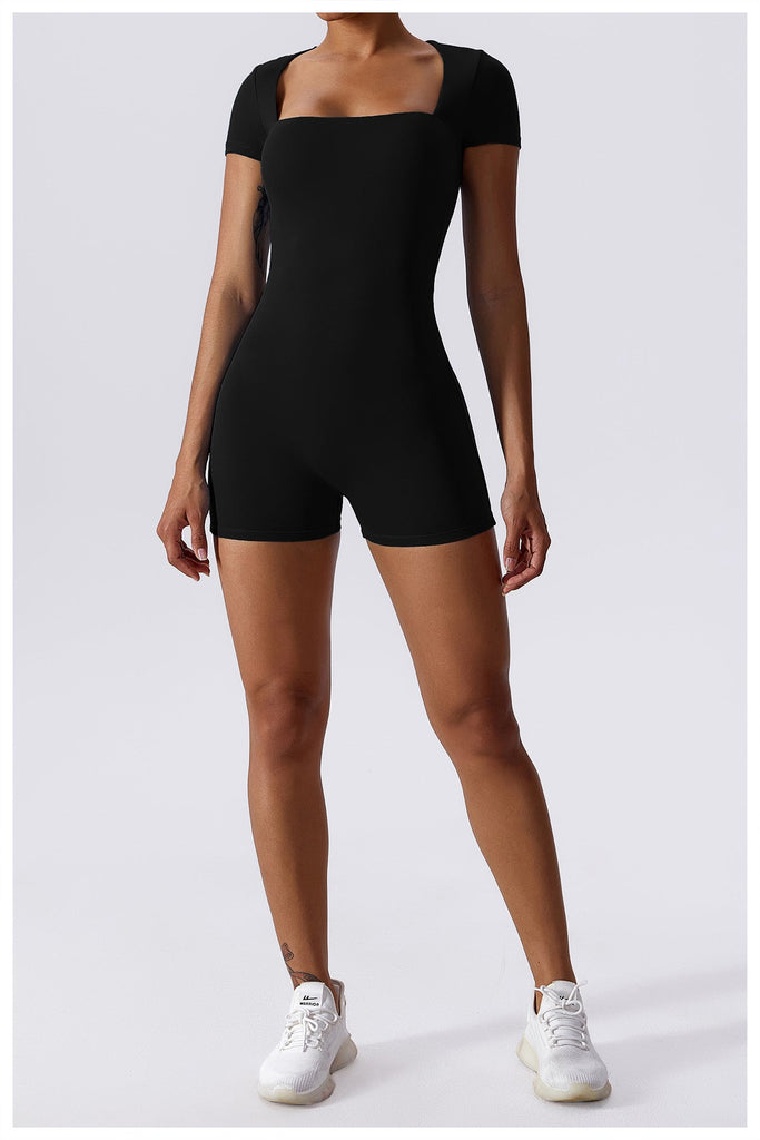 Square Double Lined Romper