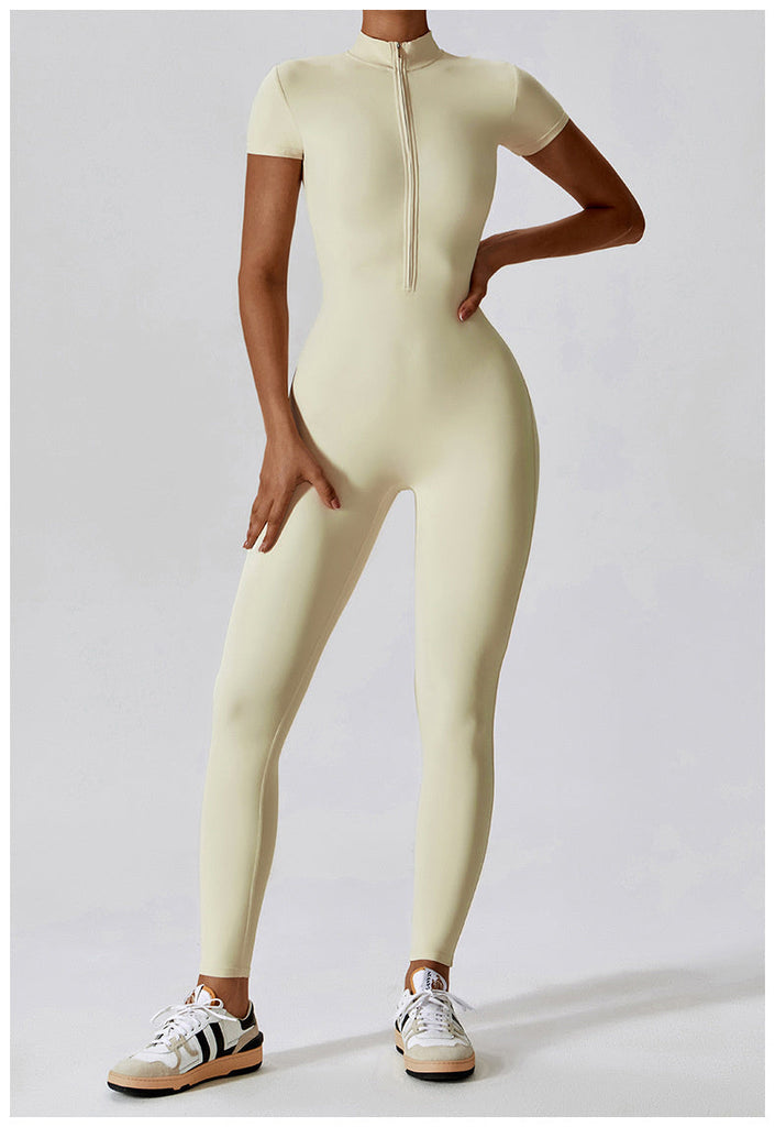 Super Sculpt Short Sleeve Jumpsuit (size down)