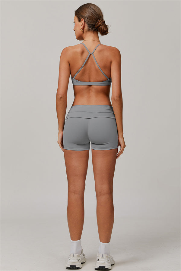 The Juno Star Sports Bra Shorts 2-Piece Set