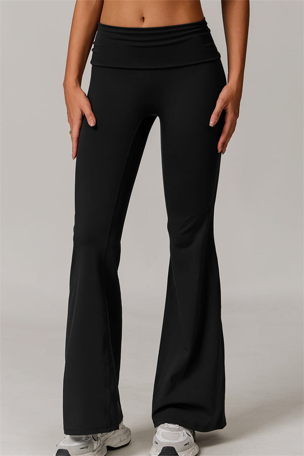 The Vigor Flared Leggings Black