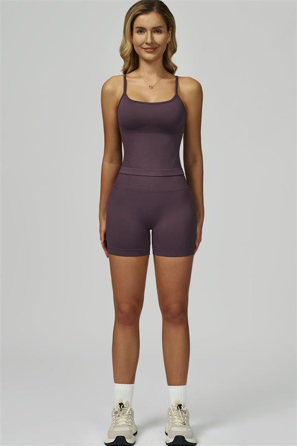 The Prime Crop Top Shorts 2-Piece Set