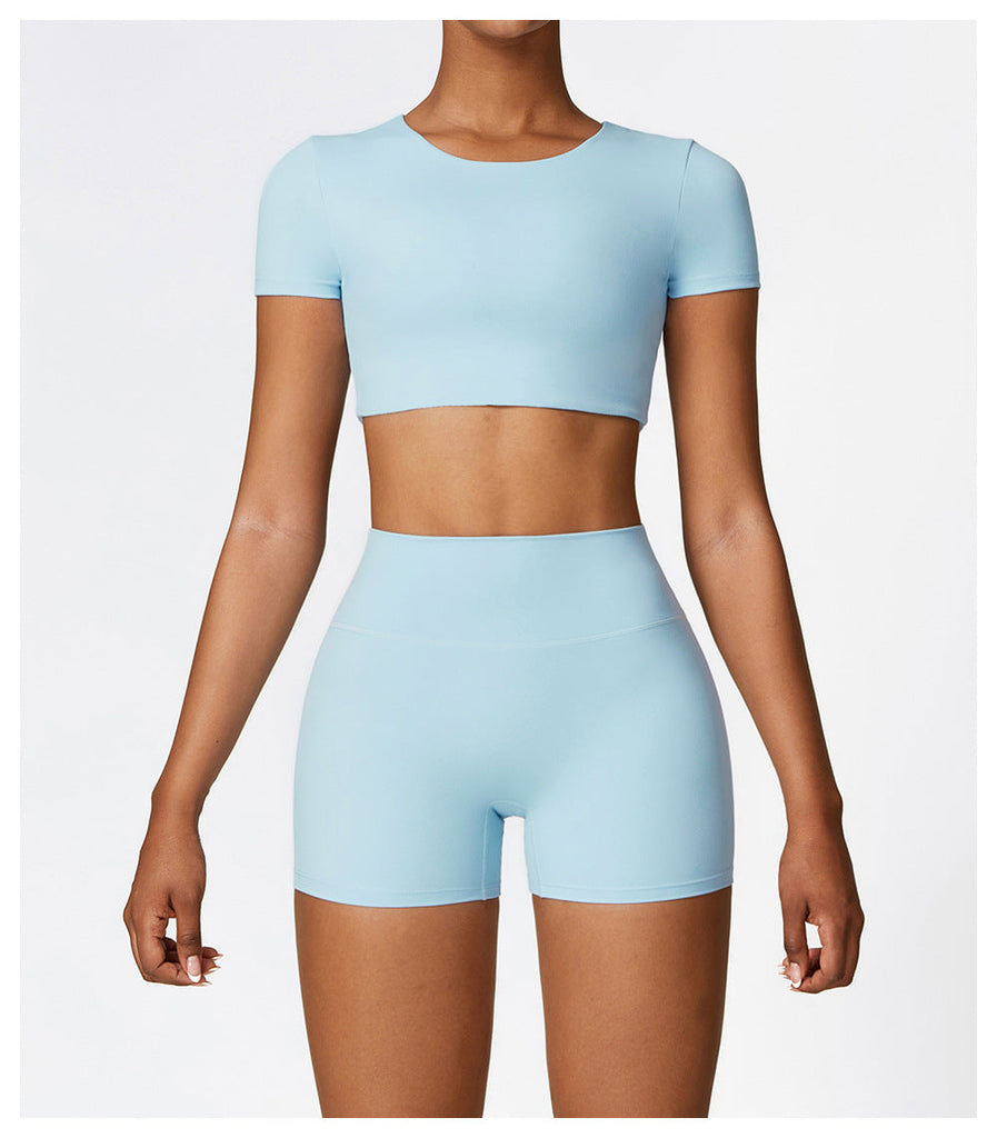 Butter T-Sleeve Crop Top