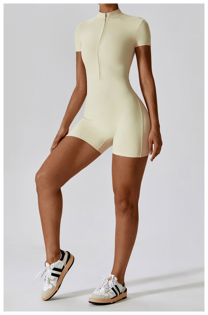 Super Sculpt Short Sleeve Romper (size down)