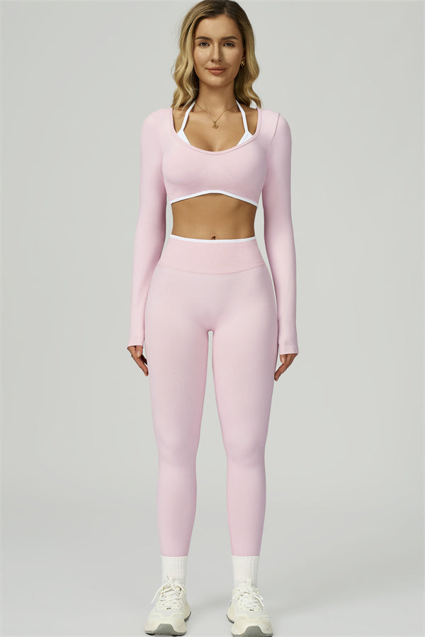 The Prime Line Long Sleeve Crop Top