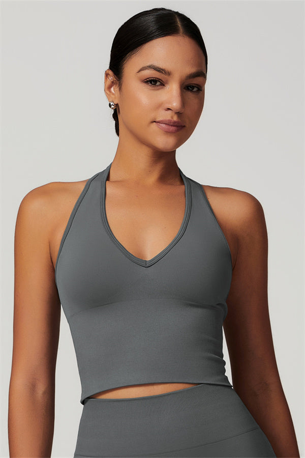 The Delight Halter Top Shuttle Grey