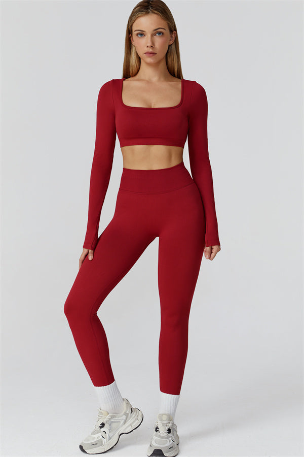 The Reign Long Sleeve Crop Top