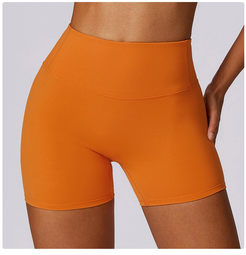 Eileen Scrunch Sculpting Shorts Orange