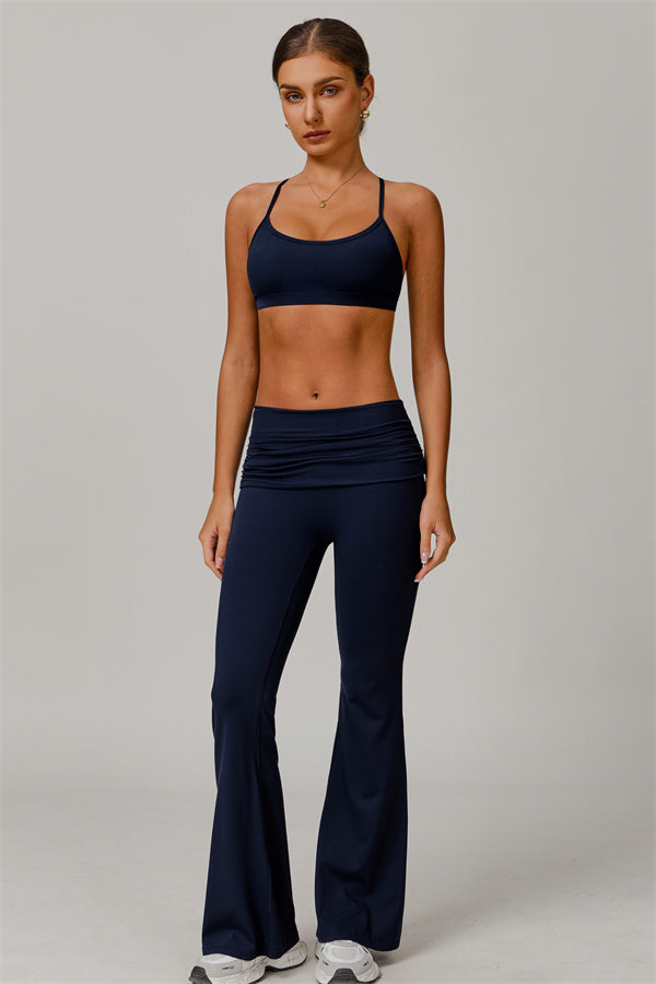 The Juno Star Sports Bra Flared Leggings 2-Piece Set