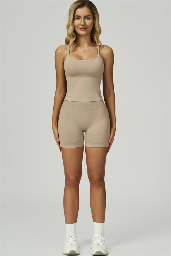 The Prime Crop Top Shorts 2-Piece Set