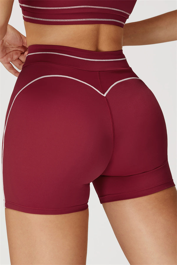 The Amara Long Sleeve T-shirt Shorts 2-Piece Set