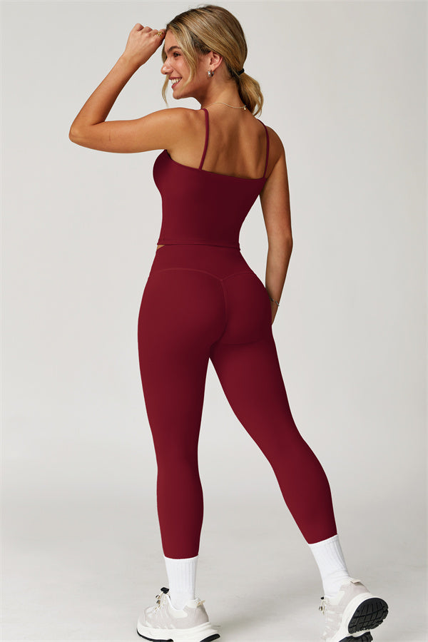 The Agile Crop Top Leggings 2-Piece Set