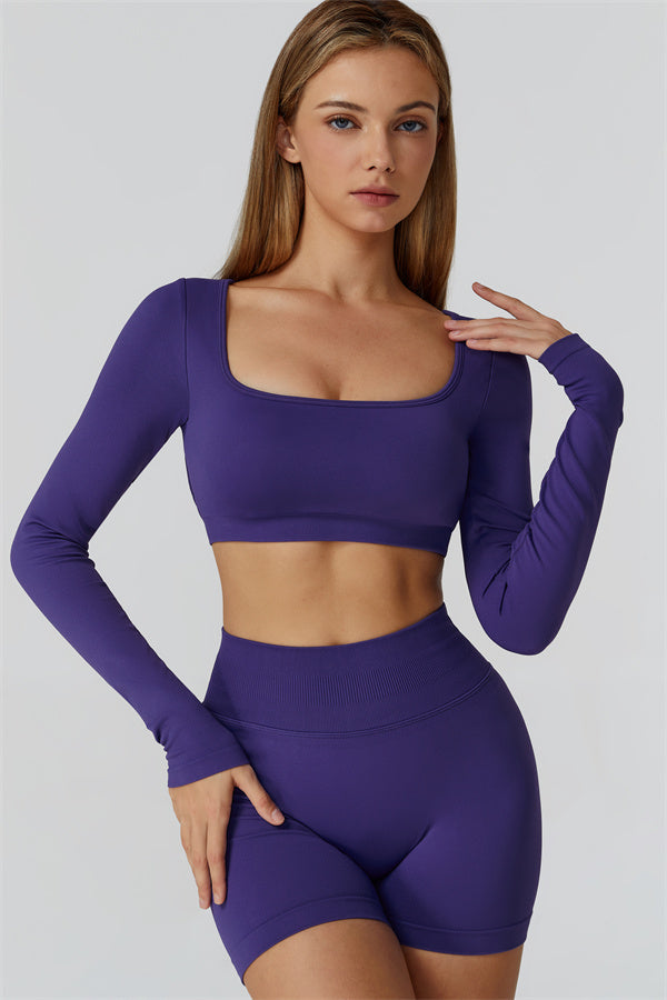 The Reign Long Sleeve Crop Top