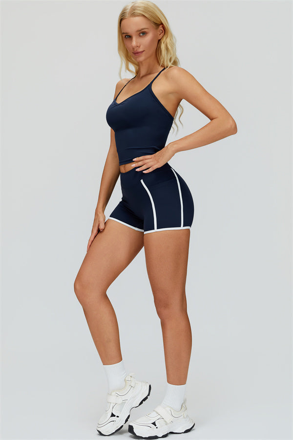 The Whisper Crop Top Shorts 2-Piece Set
