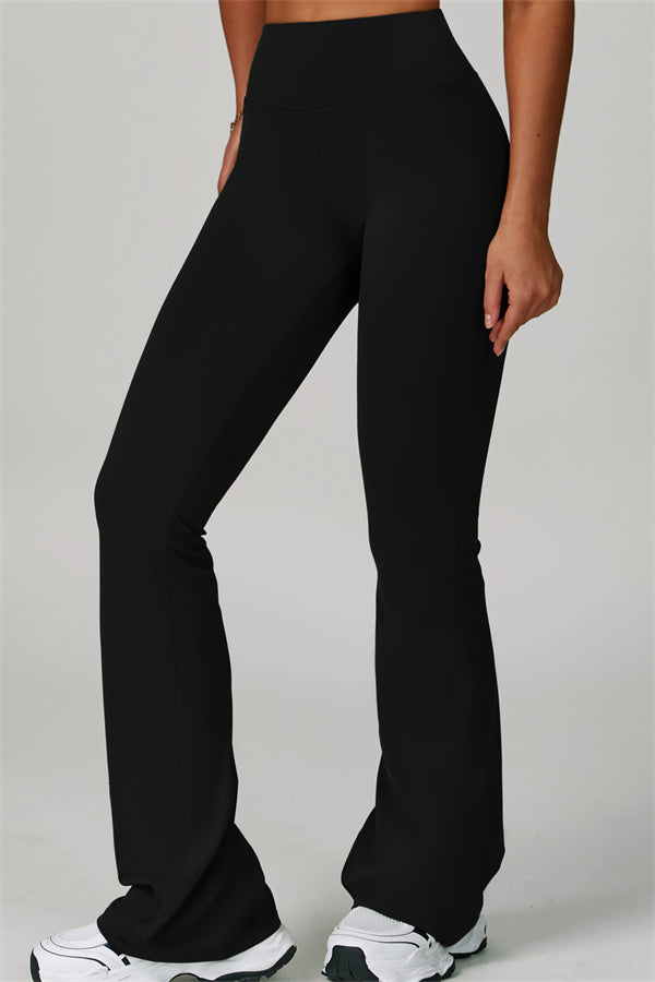 The Bold Halter Sports Bra Flared Leggings 2-Piece Set