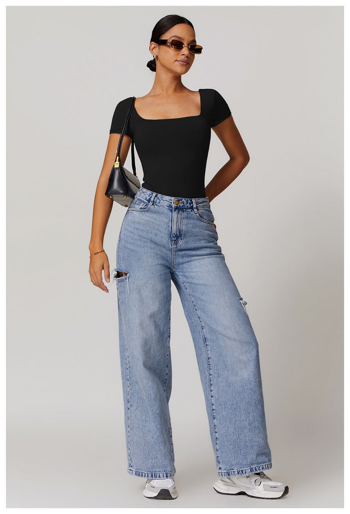 Emmeline Square Cut Bodysuit