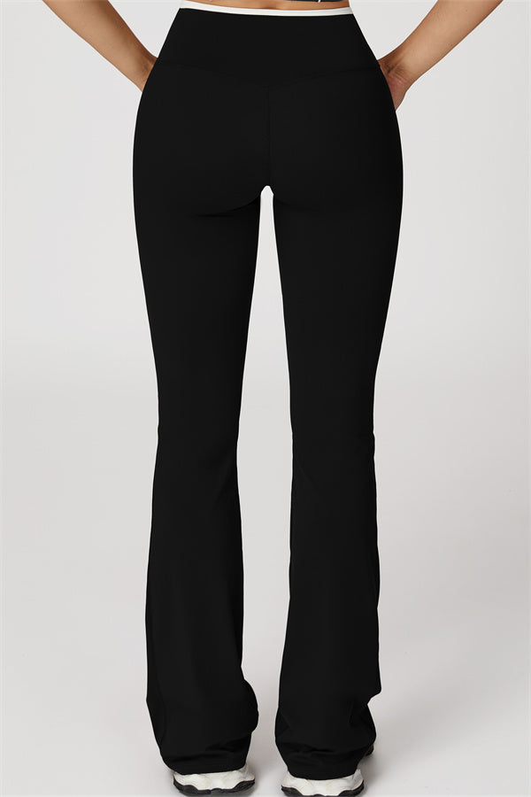 The Radiant Crop Top Flared Leggings 2-Piece Set