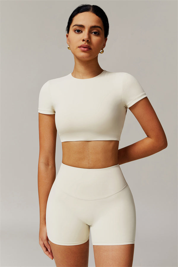 The Delicate Crop Top Shorts 2-Piece Set
