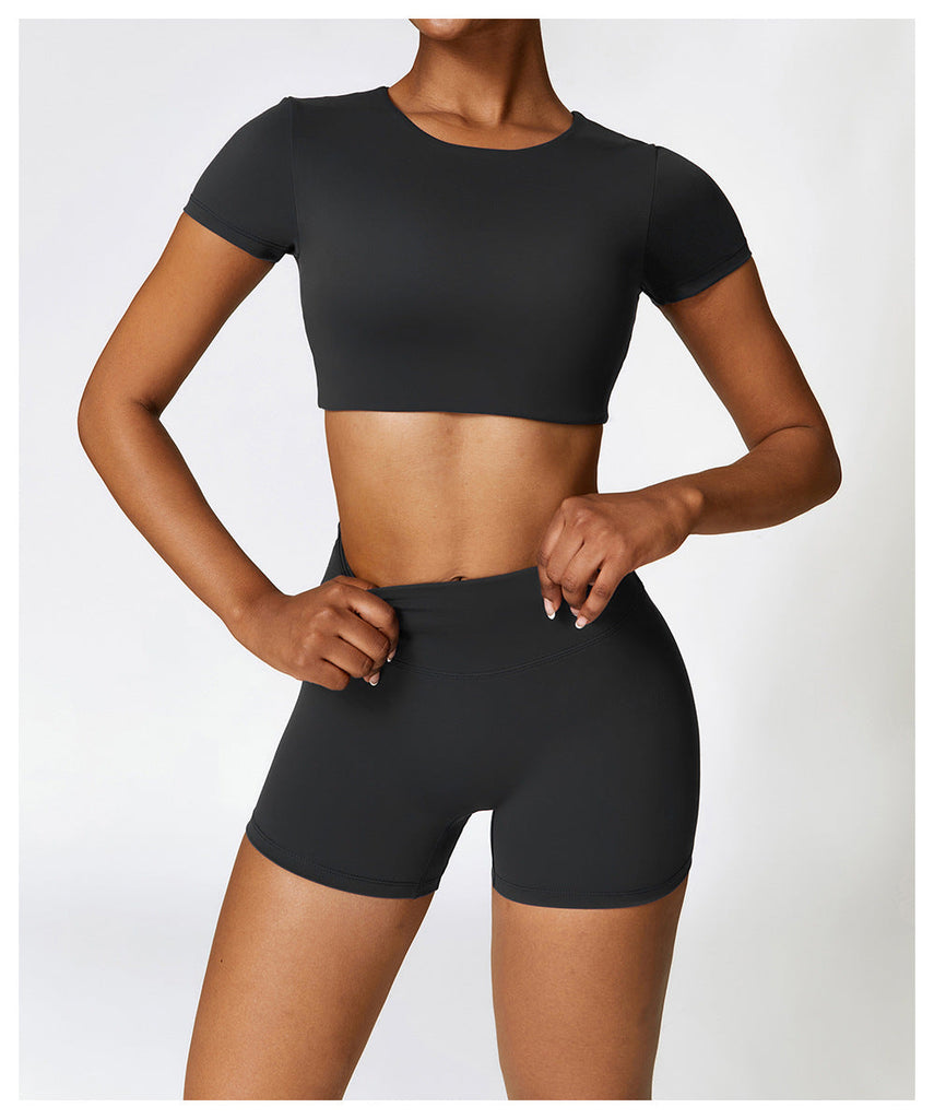 Butter T-Sleeve Crop Top