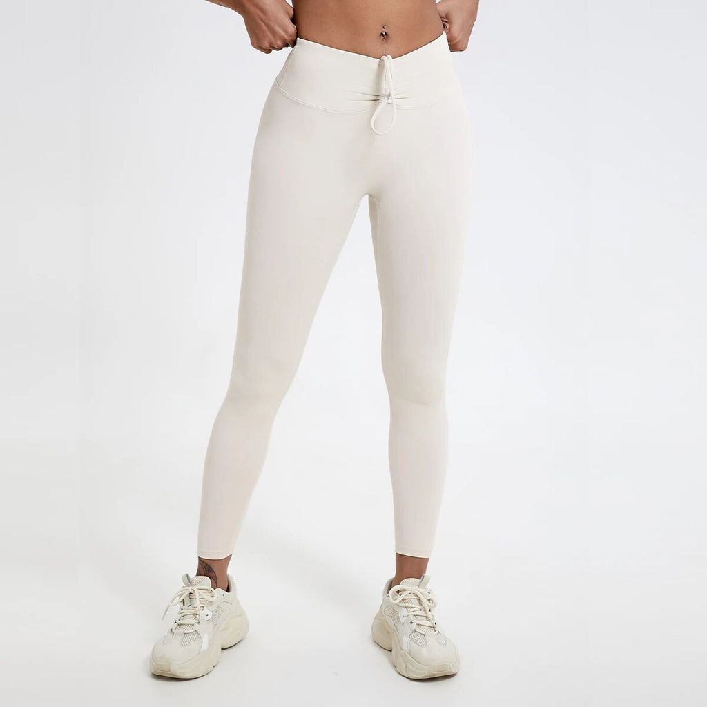 Origin Drawstring Leggings Ivory