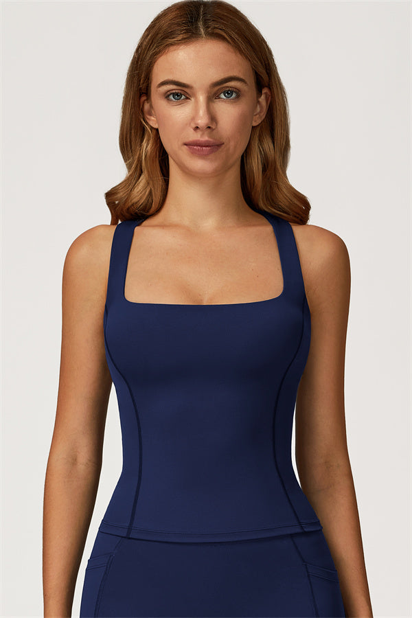 The Glacier Crop Tank Shorts 2-Piece Set