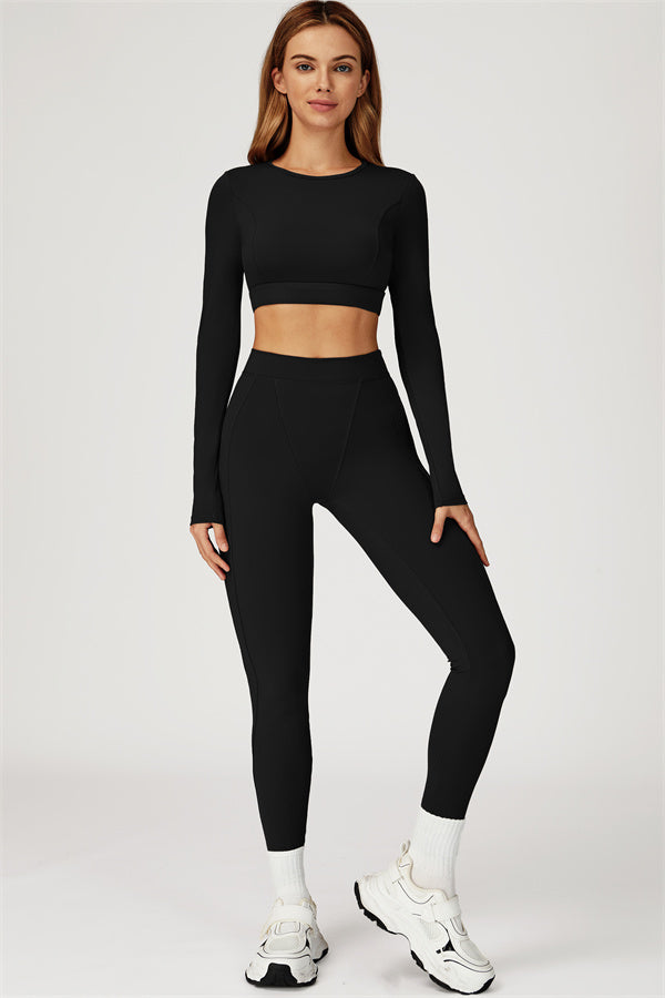 The Conquer Long Sleeve T-shirt Leggings 2-Piece Set