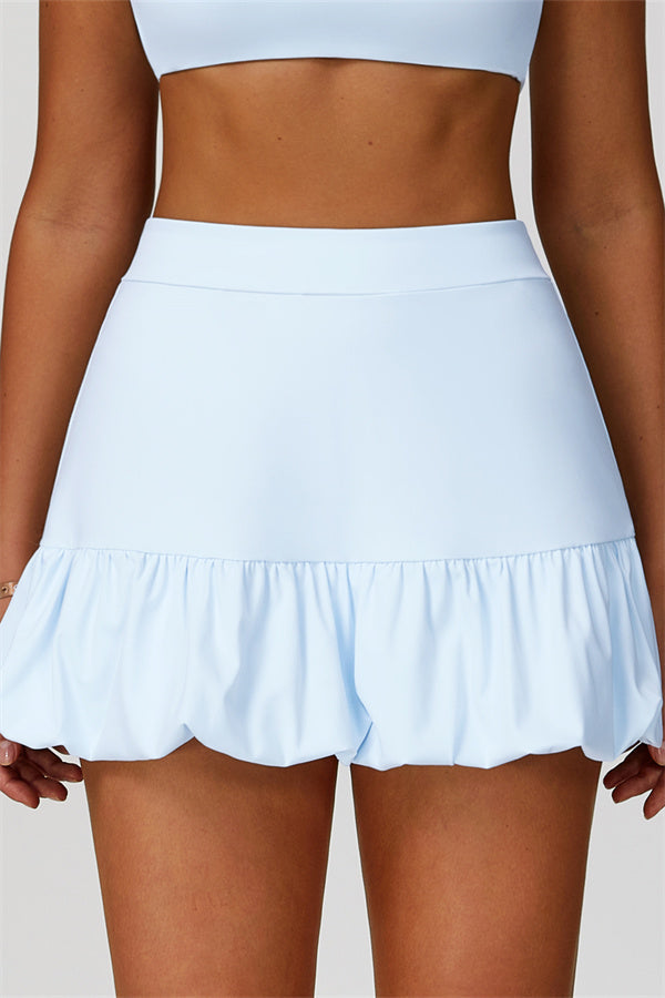 The Luster Sports Bra Tennis Skirt 2-Piece Set