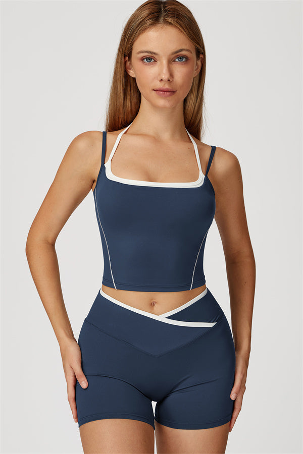 The Radiant Crop Top Shorts 2-Piece Set