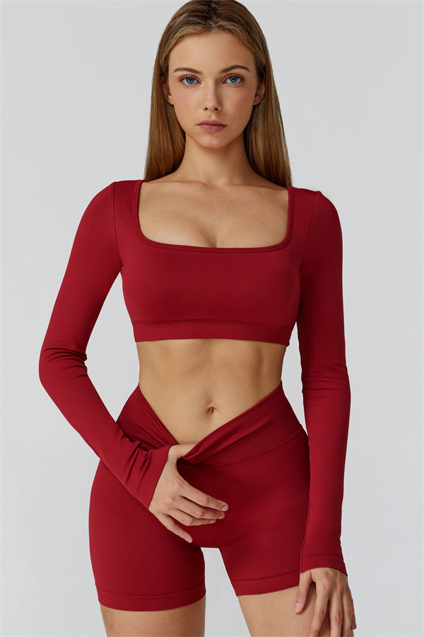 The Reign Long Sleeve Crop Top