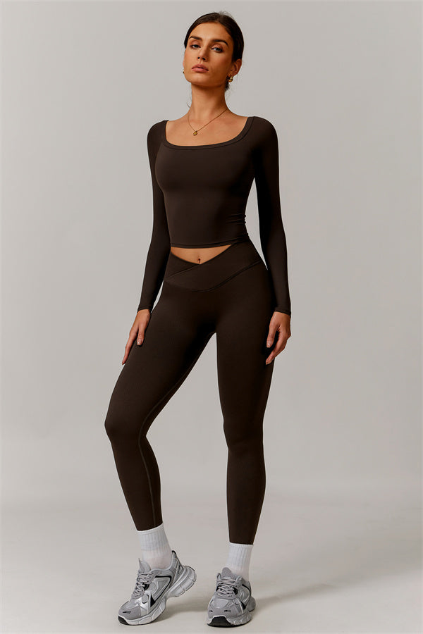 The Vivid Long Sleeve Crop Top