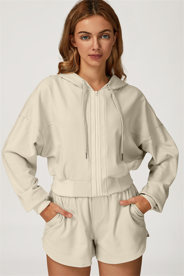 The Glacier Crop Hoodie