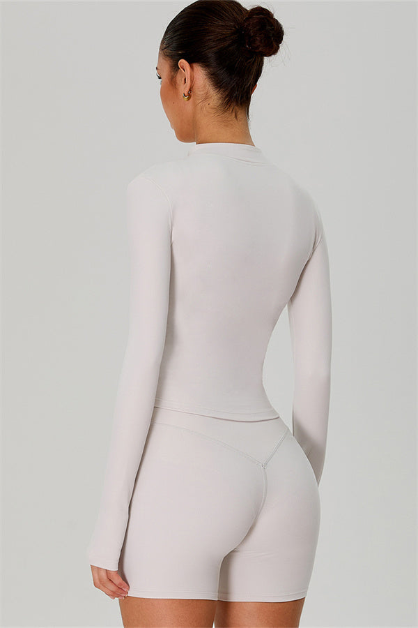 The Jewel Zip Jacket Shorts 2-Piece Set