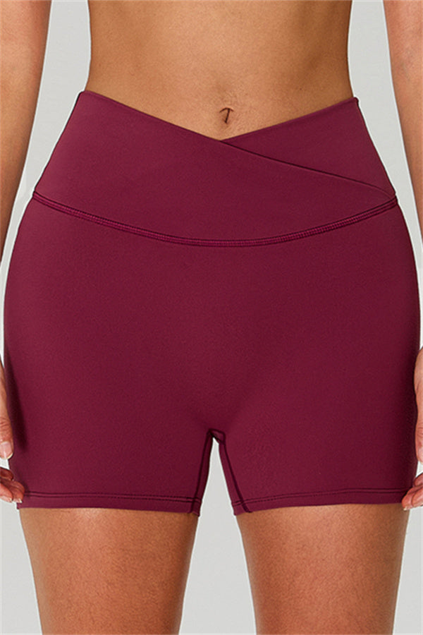 The Jewel Crop Top Crossover Shorts 2-Piece Set