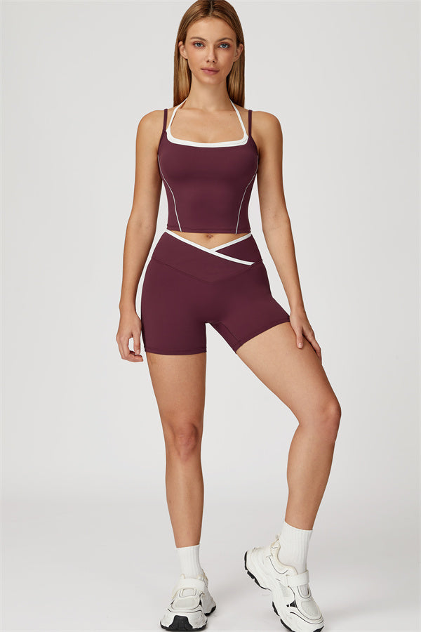 The Radiant Crop Top Shorts 2-Piece Set