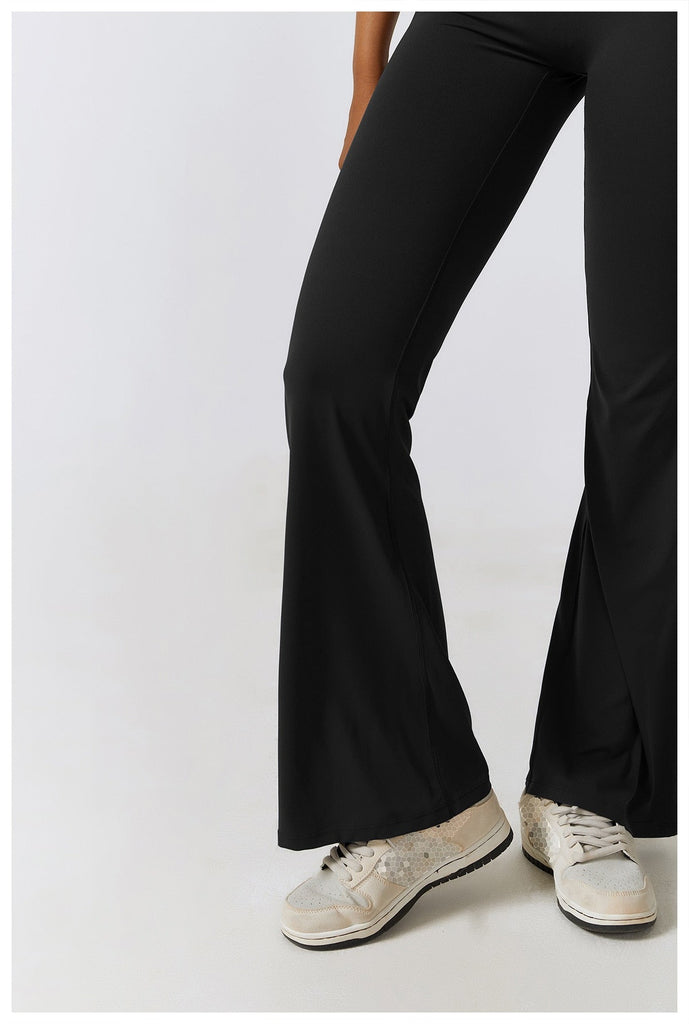 Scrunch V Back Flared Jumpsuit