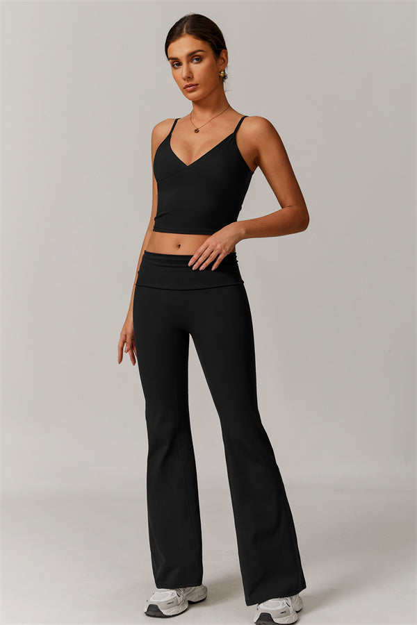 The Vigor Tank Top Flared Leggings 2-Piece Set
