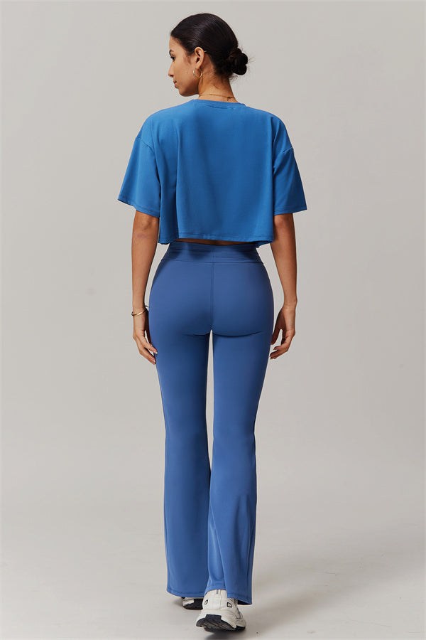 The Resonate T-shirt Flared Leggings 2-Piece Set