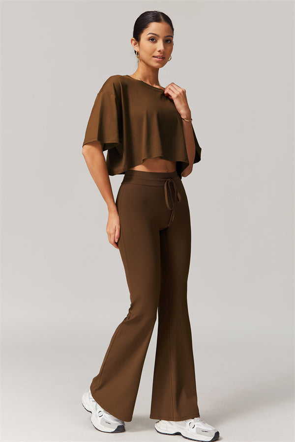 The Resonate T-shirt Flared Leggings 2-Piece Set