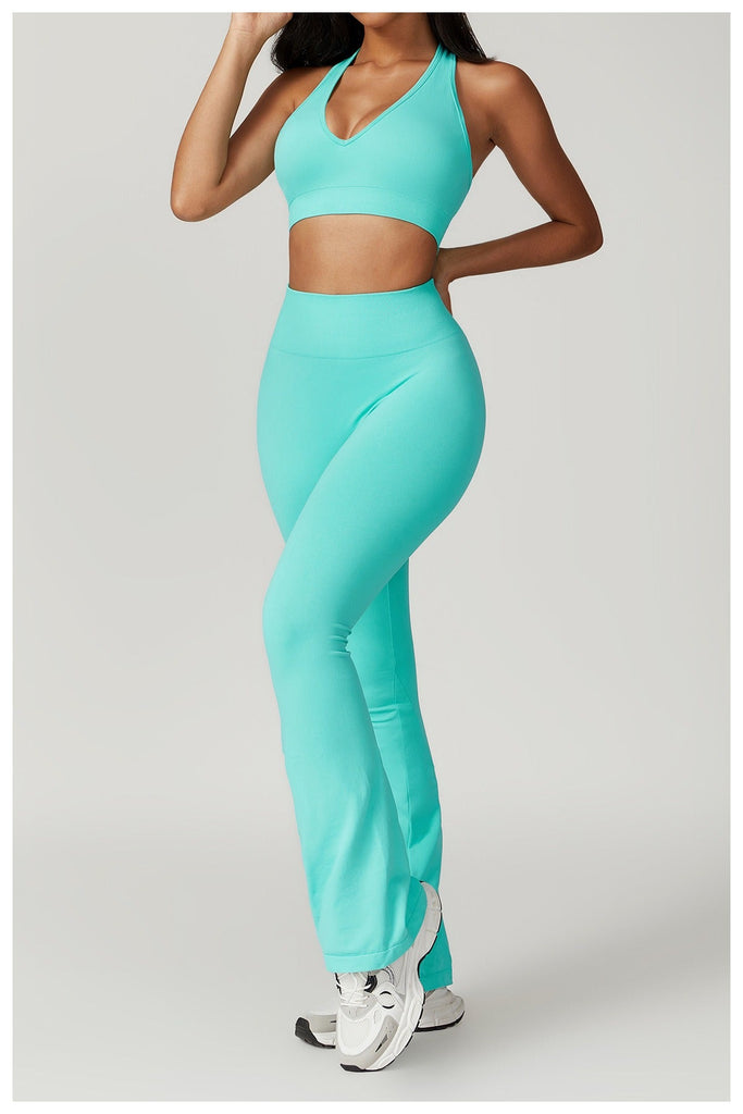 Avery Halter Top & Flared Set