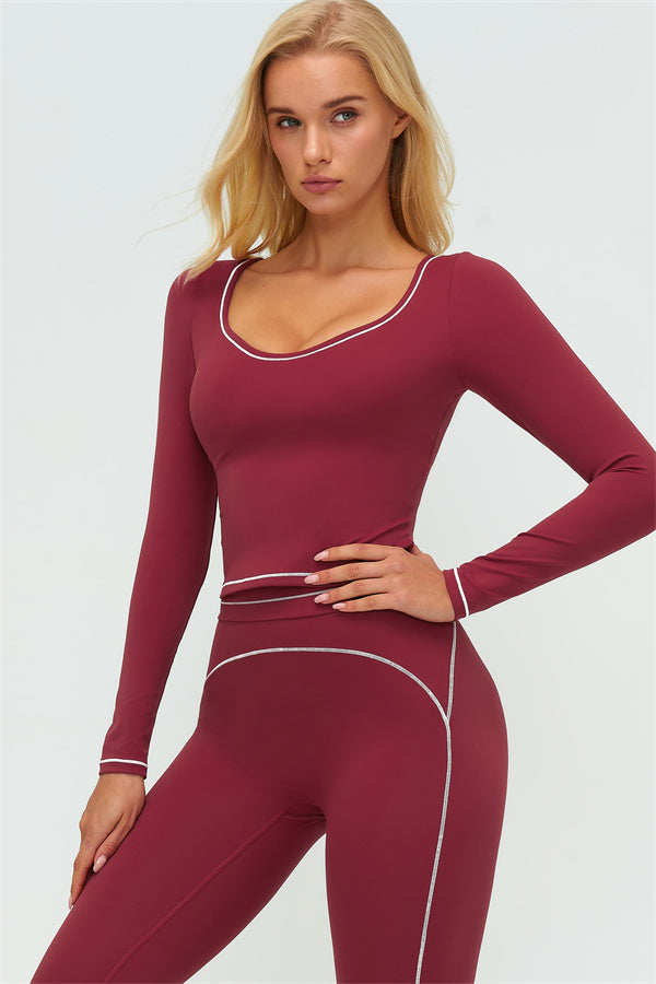 The Amara Long Sleeve T-shirt Leggings 2-Piece Set