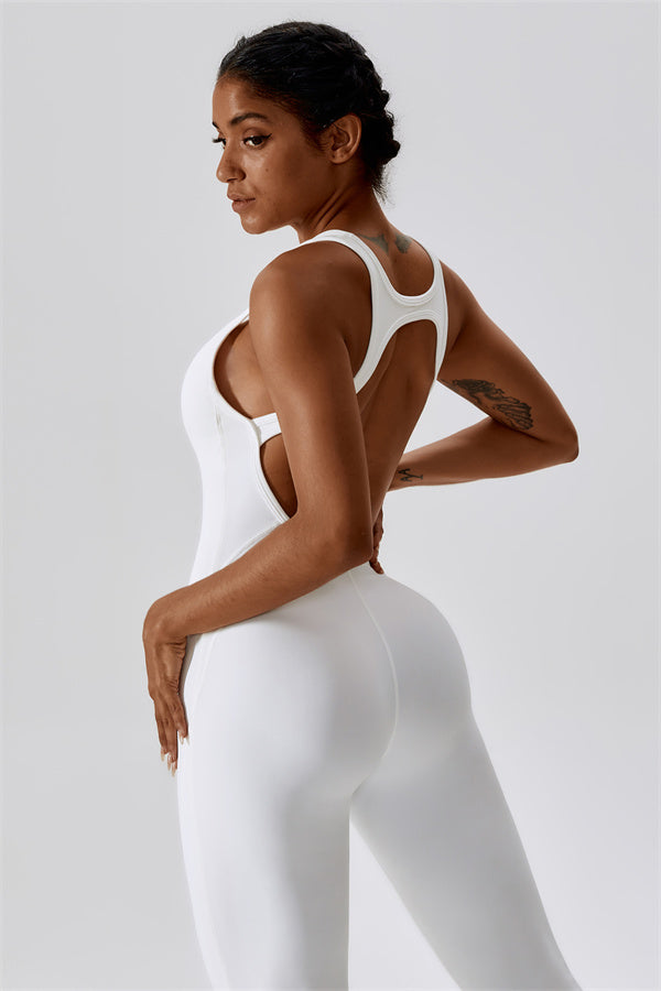 Celestia Jade Jumpsuit White