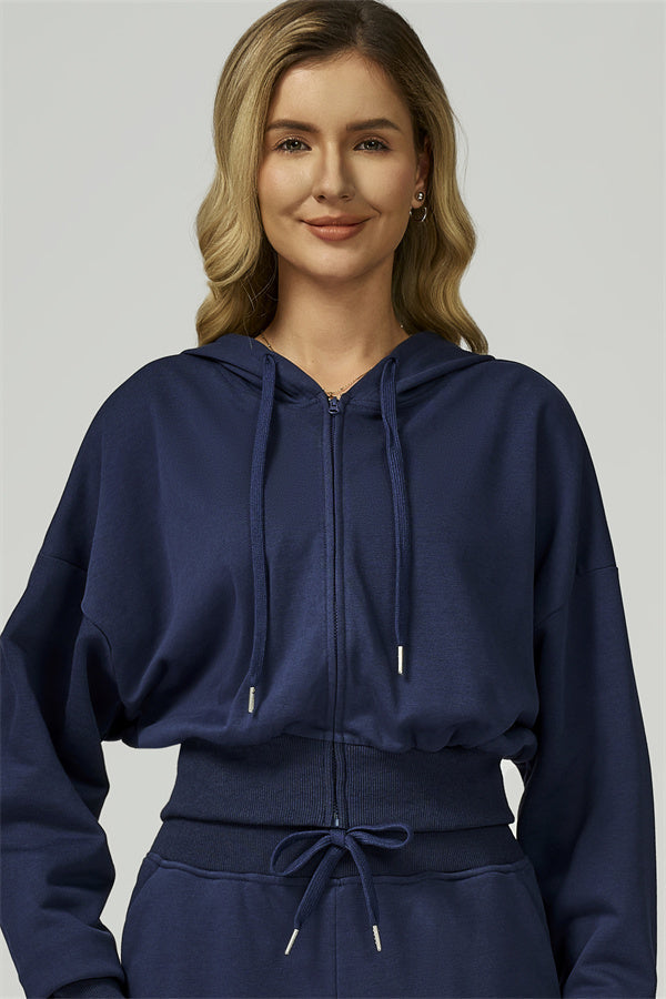 The FlexFit Crop Hoodie Haiti