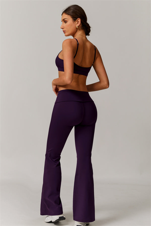 The Vigor Sports Bra Flared Leggings 2-Piece Set